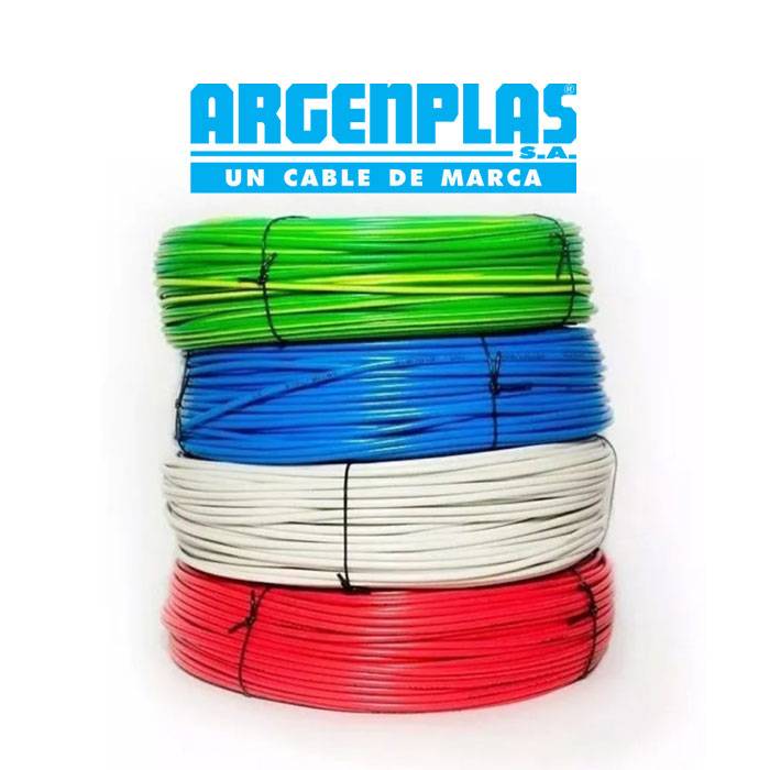 ROLLOS DE CABLES UNIPOLARES 100M MARCA ARGENPLAS
