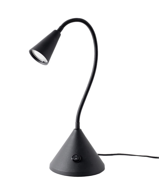LÁMPARA DE ESCRITORIO FLEXI 1L. GU10 C/LED COLOR