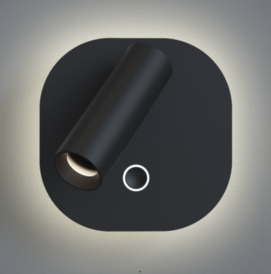 APLIQUE GENIUSQ-AP LED 3+6W DUAL NEGRO