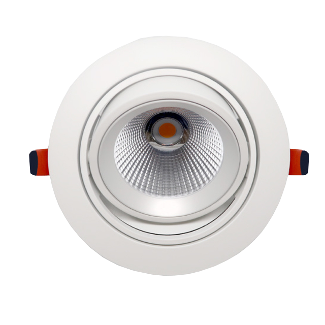 SPOT EMBUTIDO G50 KISLEV AR111 GU10 CARDAN 18CM BL.