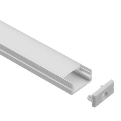 PERFIL ALUMINIO 1607 C/DIFUSOR 2.5MTS