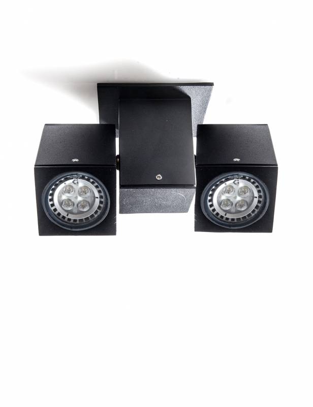 PR CELENO D603 2L. GU10 CUAD. B/CUAD. MÓV