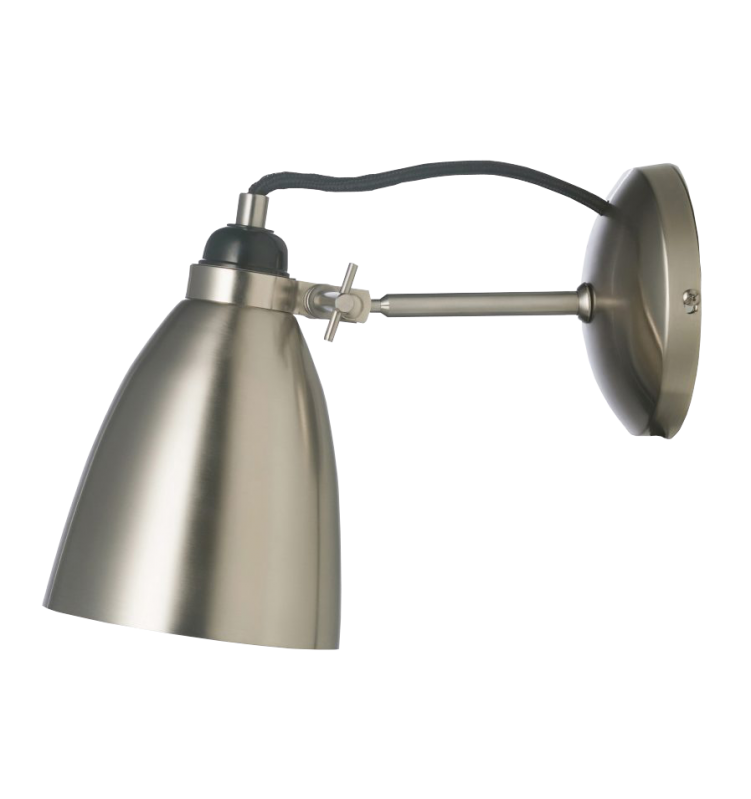 APLIQUE CARLOS E27 PLATIL