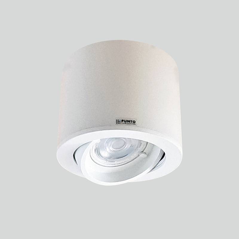PLAFON HOP GU10 CORTO 100X95 BCO.NG.GRIS