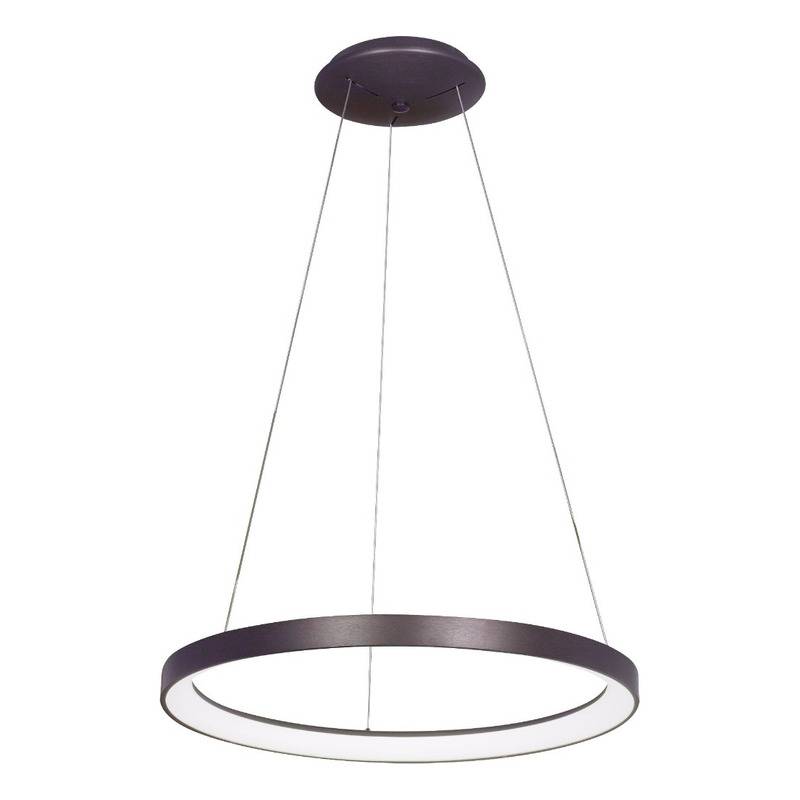 COLGANTE ALASKA 9 LED 48W 3000K DIM 58CM NEGRO