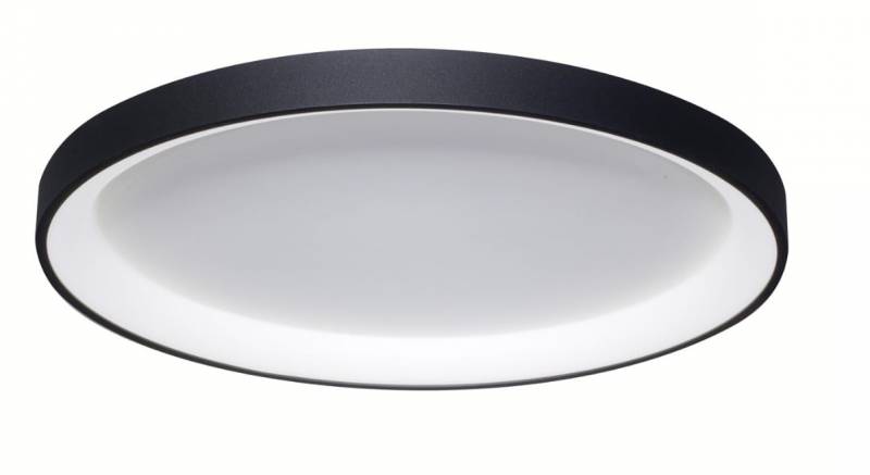 PLAFON ALASKA 5 LED 38W 3000K DIM 48CM NEGRO