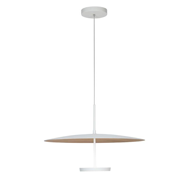 COLGANTE OSAKA LED 25W 3000K 42CM BLANCO/MADERA