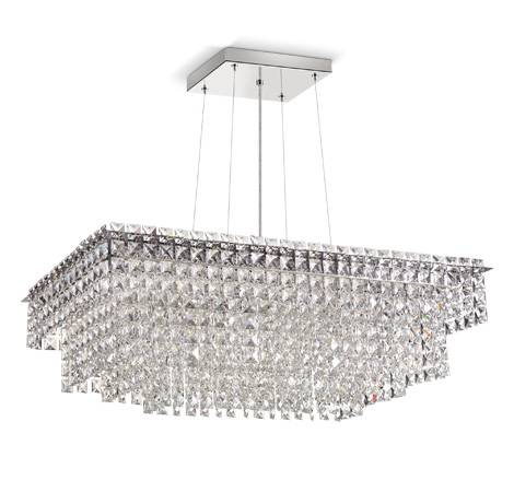 COLGANTE G387 06RP PIAZZA PIETRA 6L. G9 CRISTAL