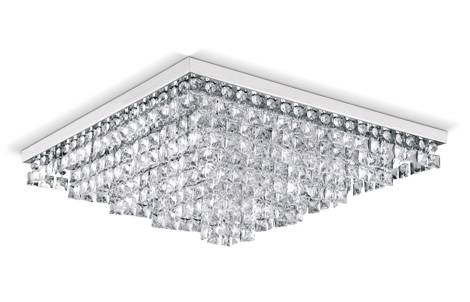 PLAFON G387 08C PIAZZA PIETRA 8L.G9 CRISTAL