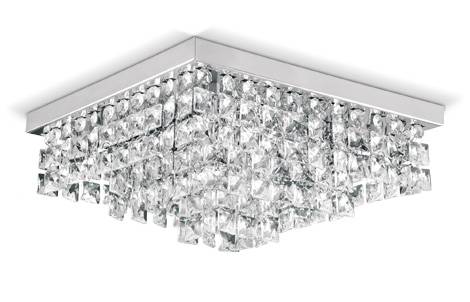 PLAFON G387 05C PIAZZA PIETRA 5L. G9 CRISTAL