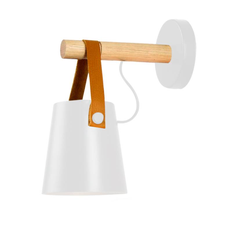 APLIQUE IN GRULLA 19044 E27 CUERO BL.NG