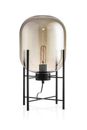 LÁMPARA DE MESA RITA 27008 1L E27 28CM AMBAR