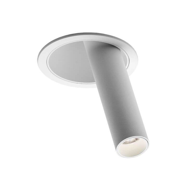 SPOT EMBUTIDO CHARO 0010 9W LED 3000K MOV. BL.