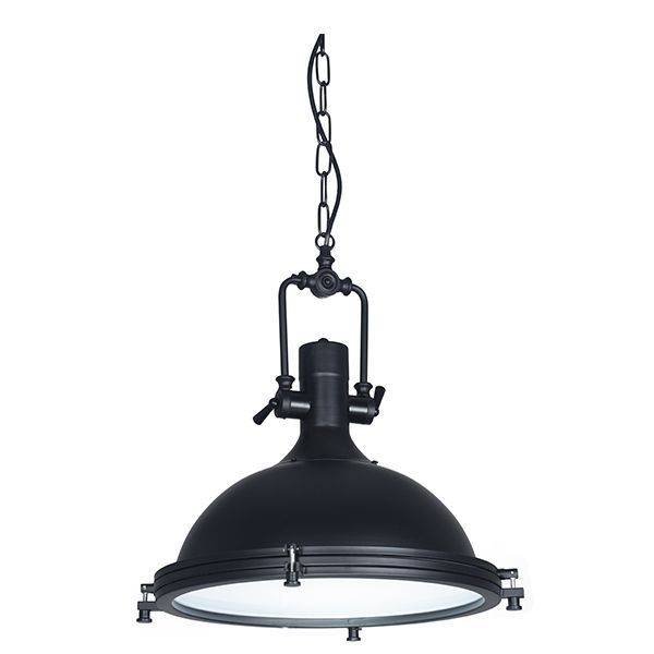 COLGANTE TERASTIA 1L.E27 40CM NEGRO MATE