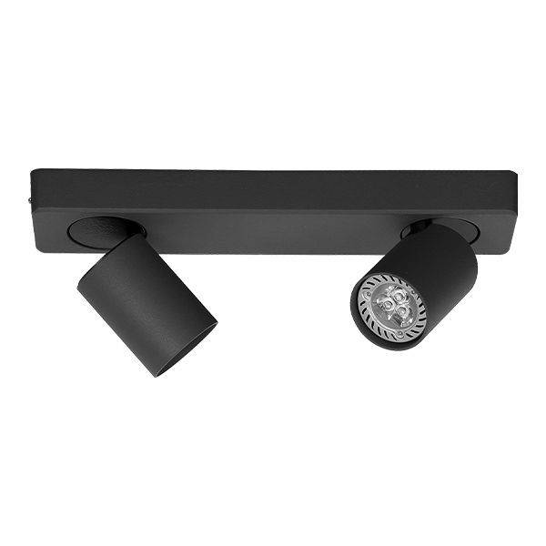 SPOT KATHARO II 2L GU10 MOV. NEGRO