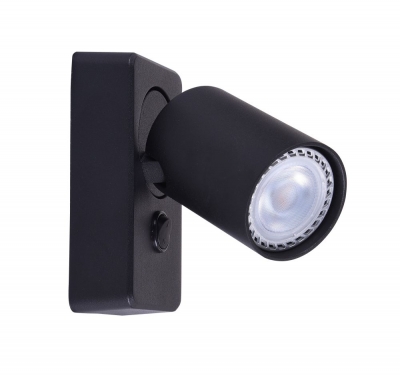 SPOT KATHARO SW 1L.GU10 MOV. NEGRO