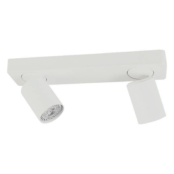 SPOT KATHARO II 2L.GU10 MOV. BLANCO