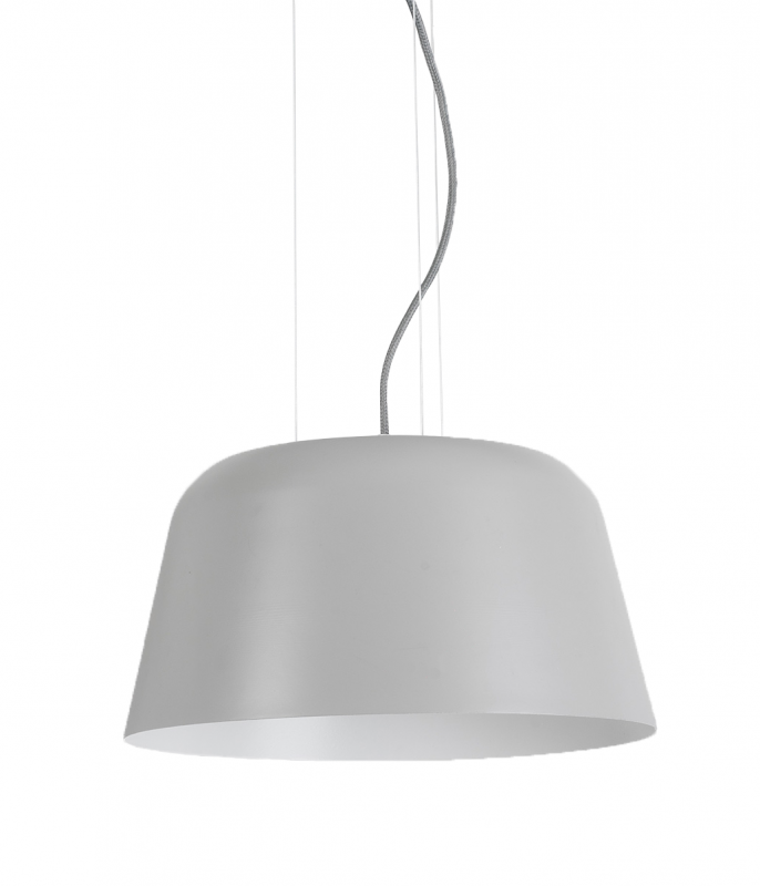COLGANTE OSLO 1L.E27 GRIS