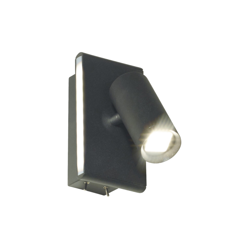 APLIQUE DUO 20201 LED 3/6W NEGRO