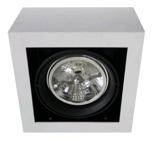 PLAFON PL022/1 SPACE 1L AR111 BLANCO GU10