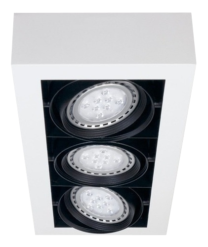 PLAFON PL022/3 SPACE 3L AR111 BLANCO GU10