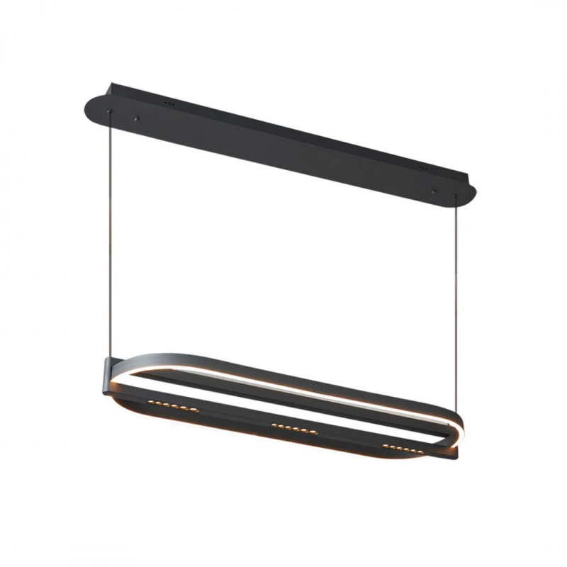 COLGANTE RAMLA-S LED 56W OVOIDE 93CM BL.NG.DOR