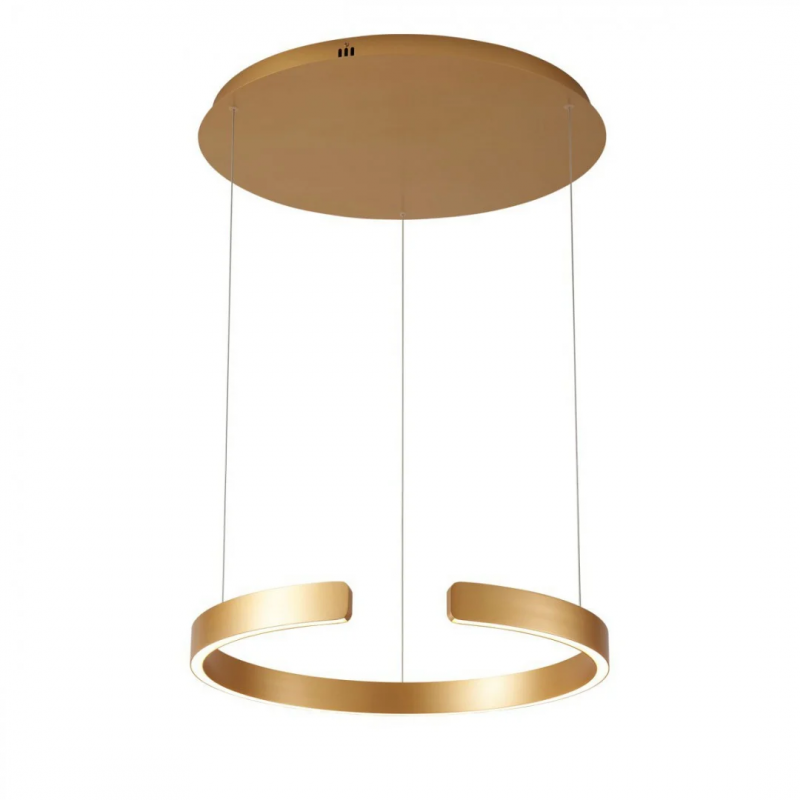 COLGANTE TOLUCA-S LED 50W HERRAD.60CM DORADO