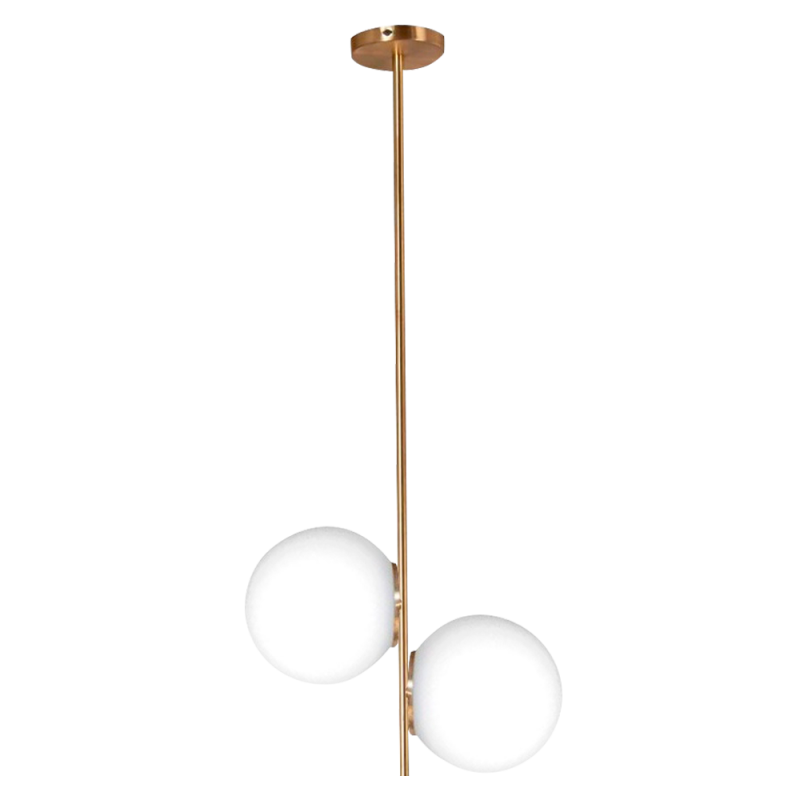PLAFON WORLD AT15-100 2L.E27 CAÑO 80CM ORO M