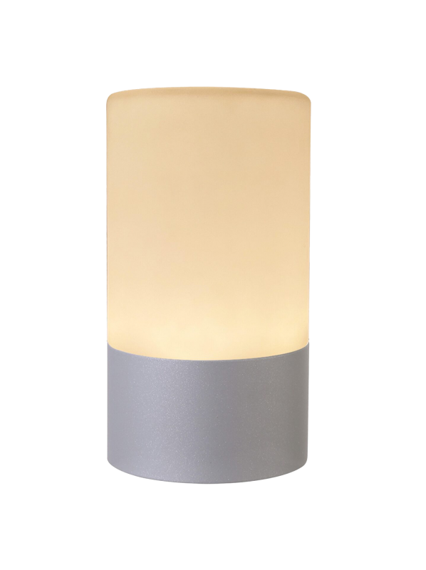 VELADOR IP GLAS LED 3W DIM 3000K BATTERY IP65 BCO