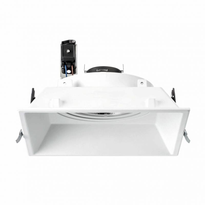 SPOT EMBUTIDO TUEL 0205 AR111 GU10 CUAD. 22CM