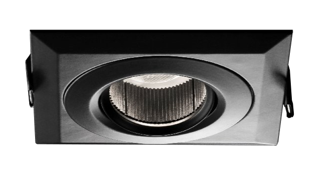 SPOT EMBUTIDO ASTER-C 3105 GU10 10CM NEGRO