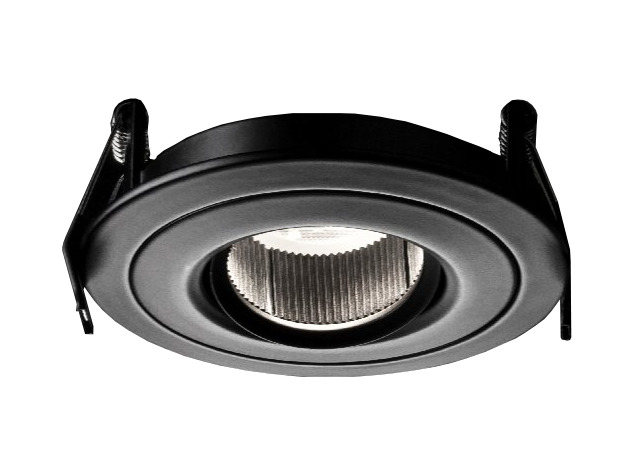 SPOT EMBUTIDO ASTER-R 2105 GU10 9.5CM NEGRO